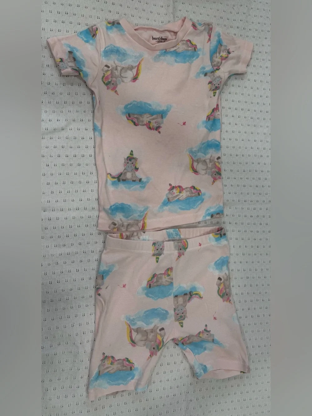 Burt's Bees Unicorn Cloud Pajama Set